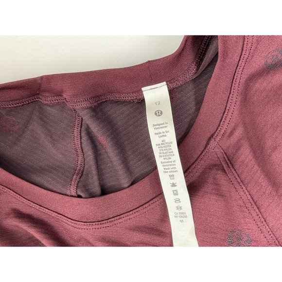 lululemon athletica Long Sleeve Top - Dark Red - Picture 7 of 8